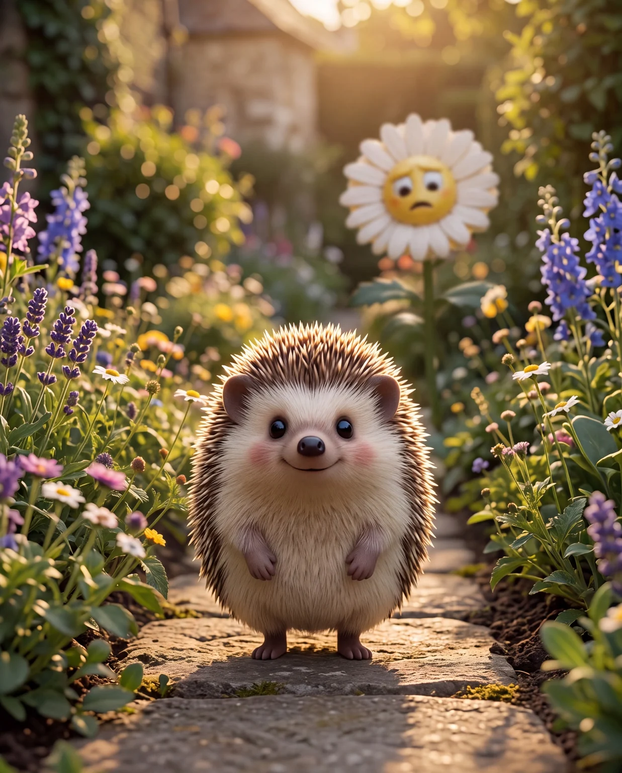 The Fat Daisy hedgehog